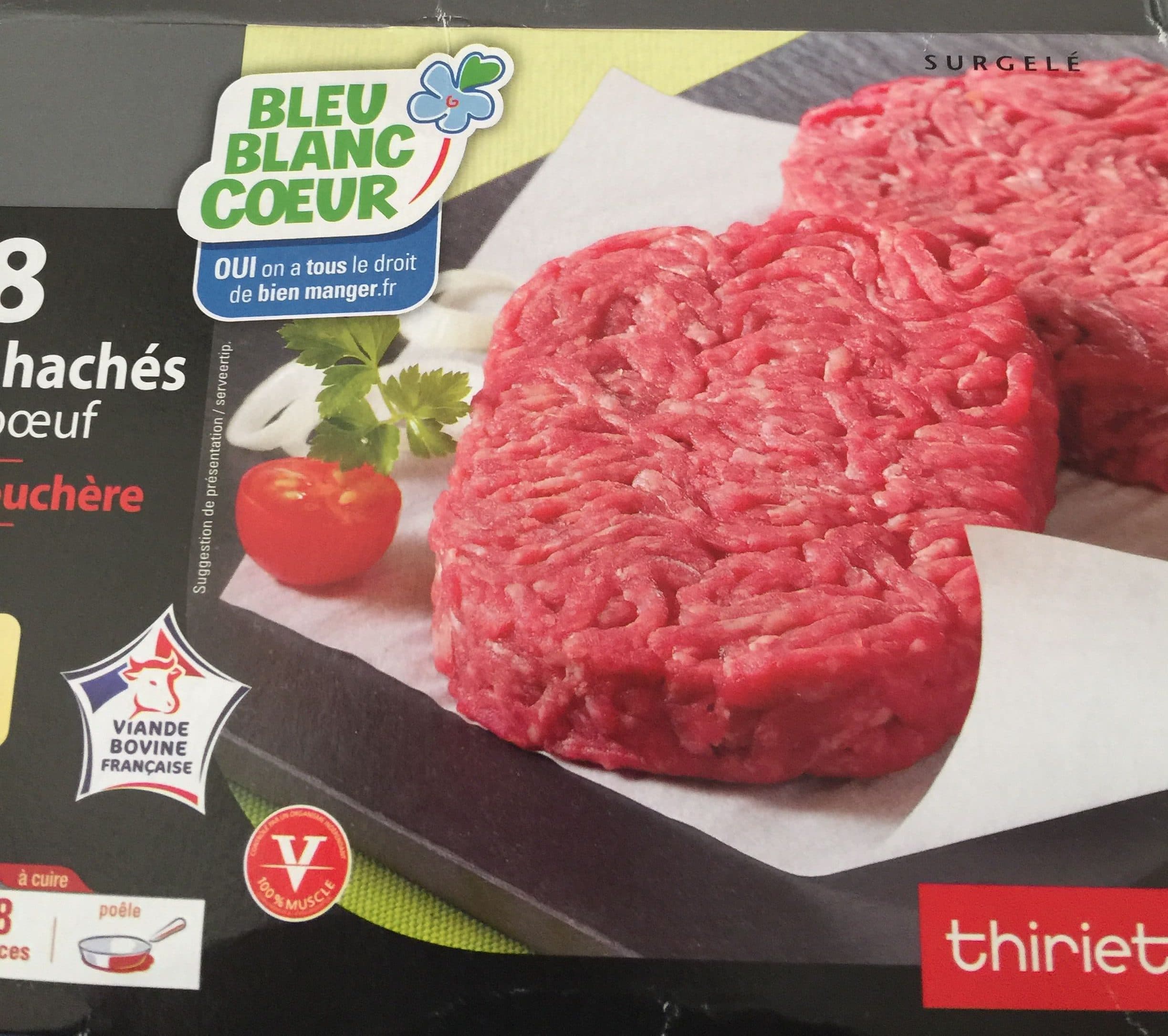 Thiriet Steaks Hachés Pur Bœuf Façon Bouchère packshot