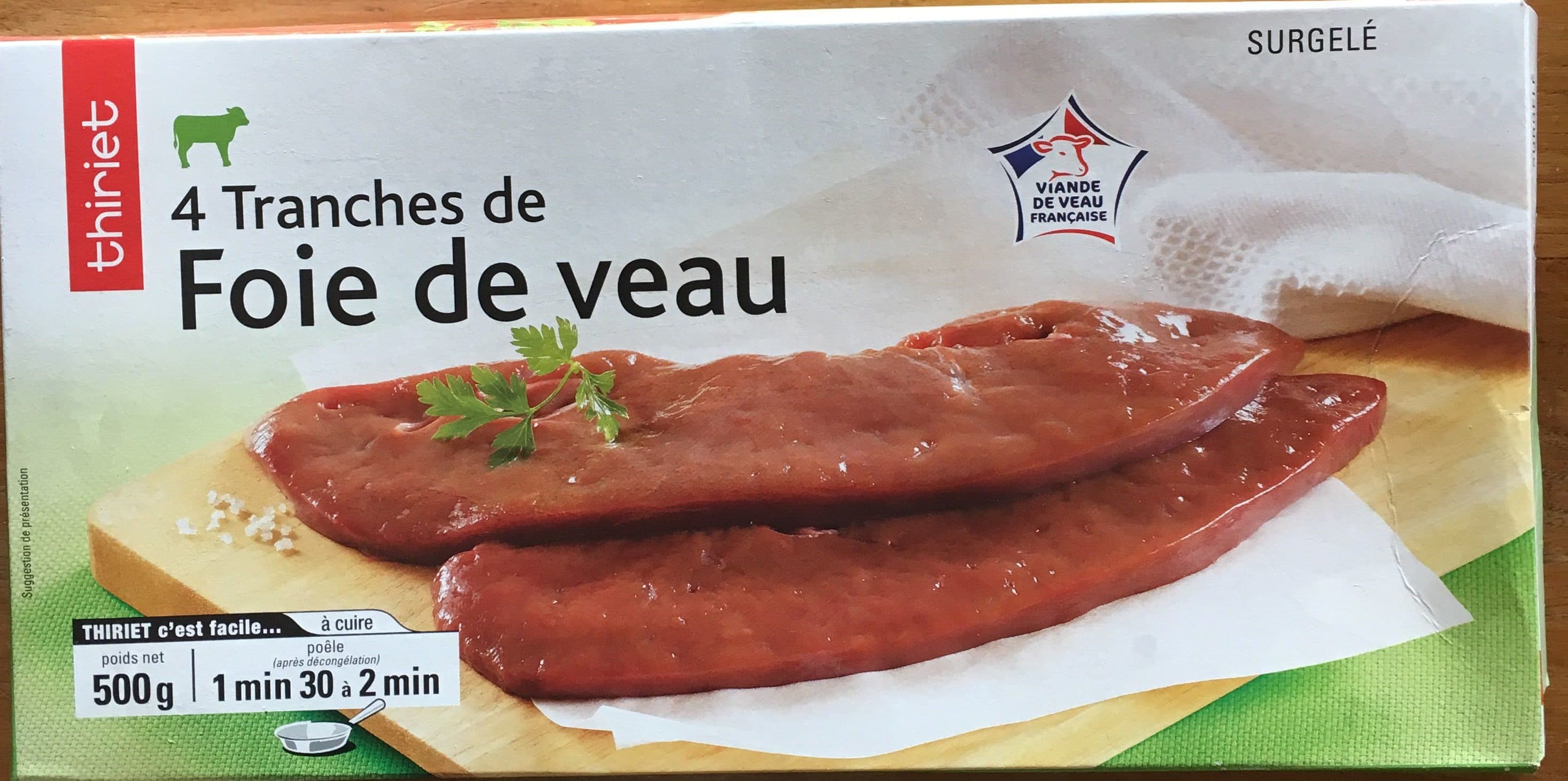 Thiriet Foie de veau packshot