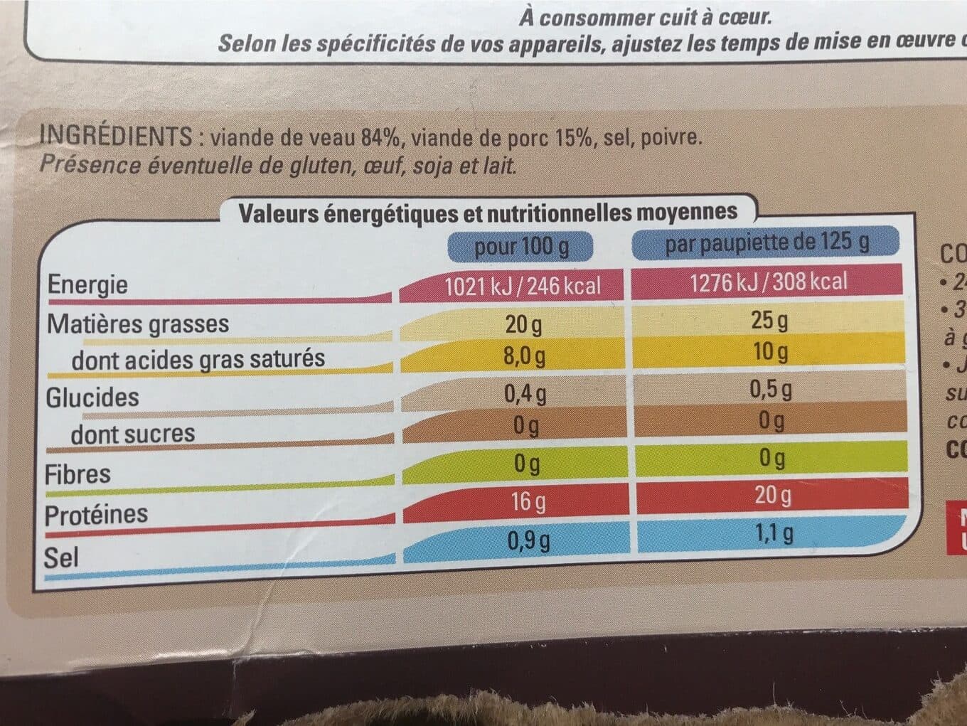 Thiriet 8 paupiettes de veau packshot