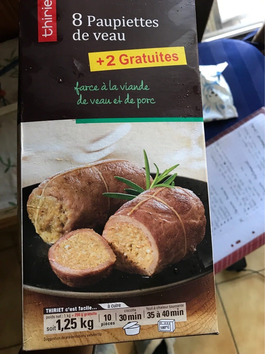 Thiriet Paupiette de veau packshot