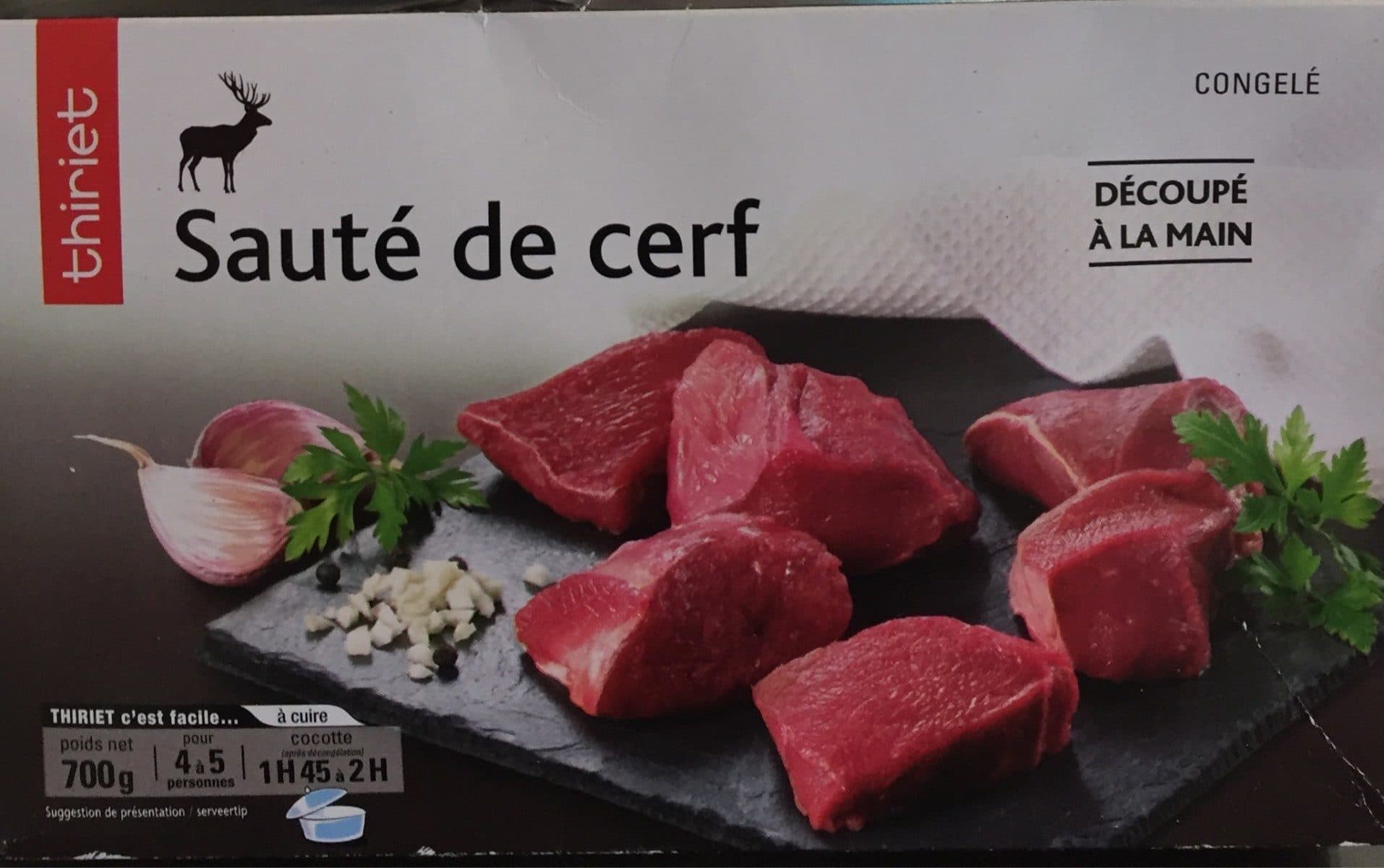 Thiriet Sauté de Cerf packshot