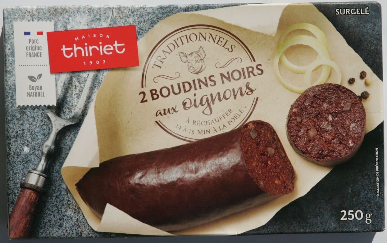 Thiriet Boudin noir aux oignons packshot