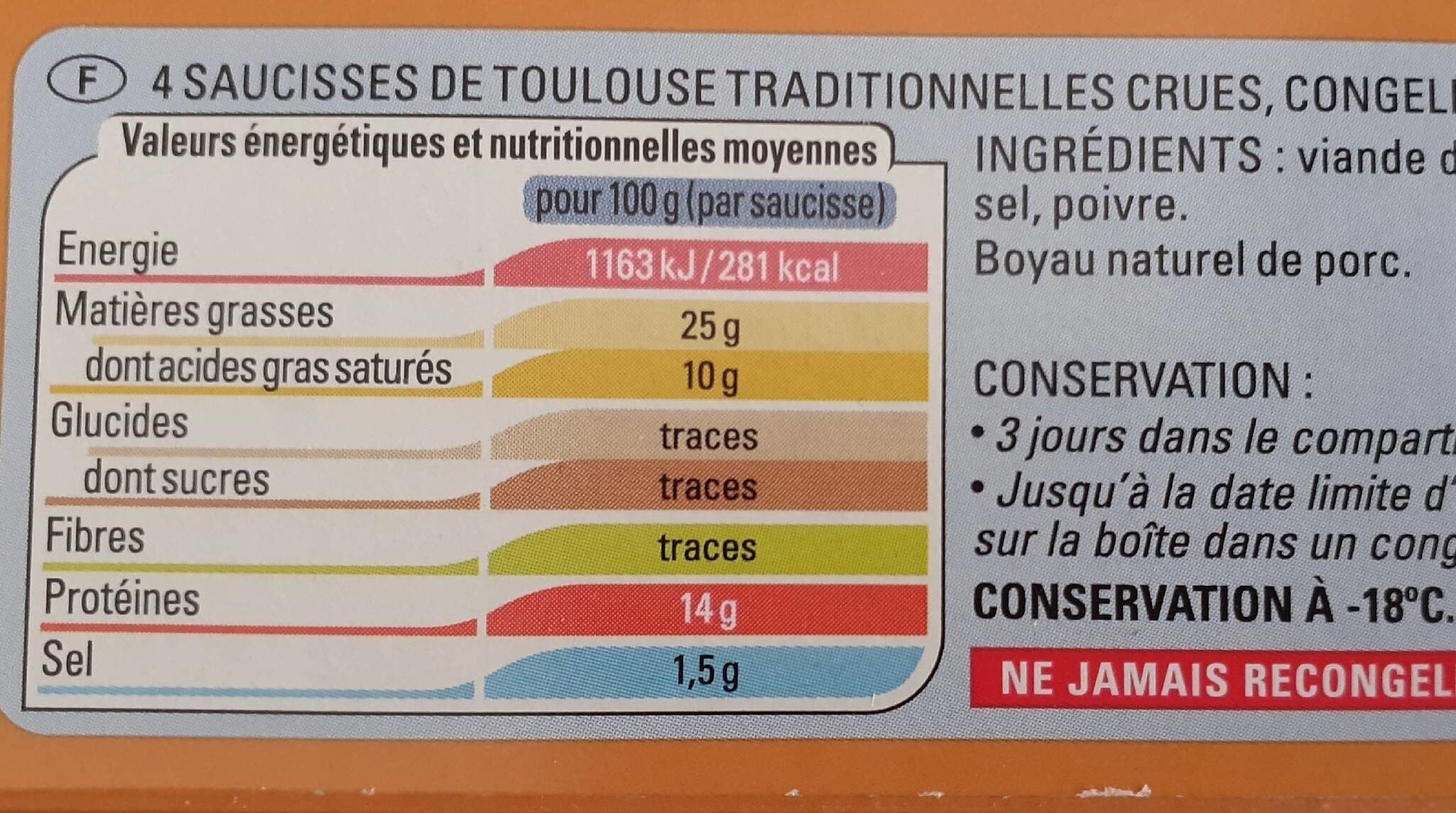 Thiriet Saucisse de Toulouse packshot