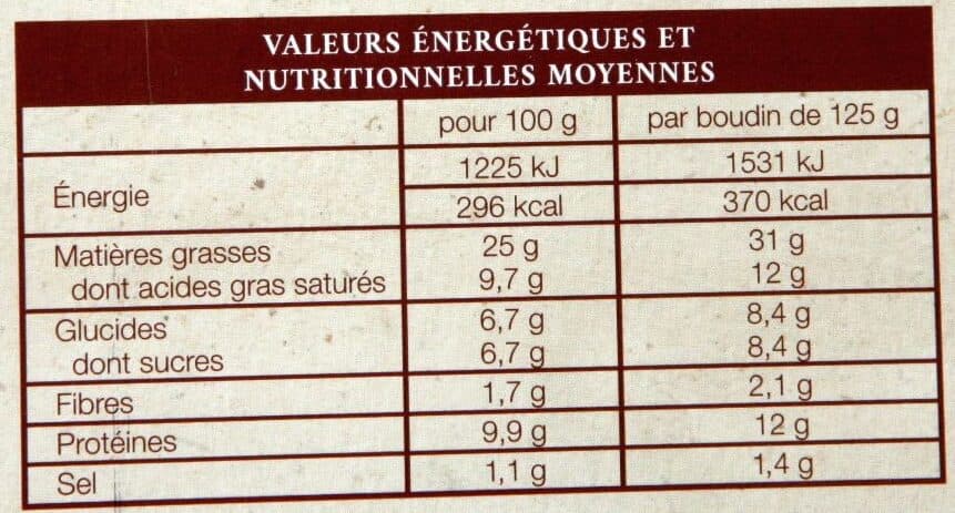 Thiriet 2 boudins noirs aux pommes packshot