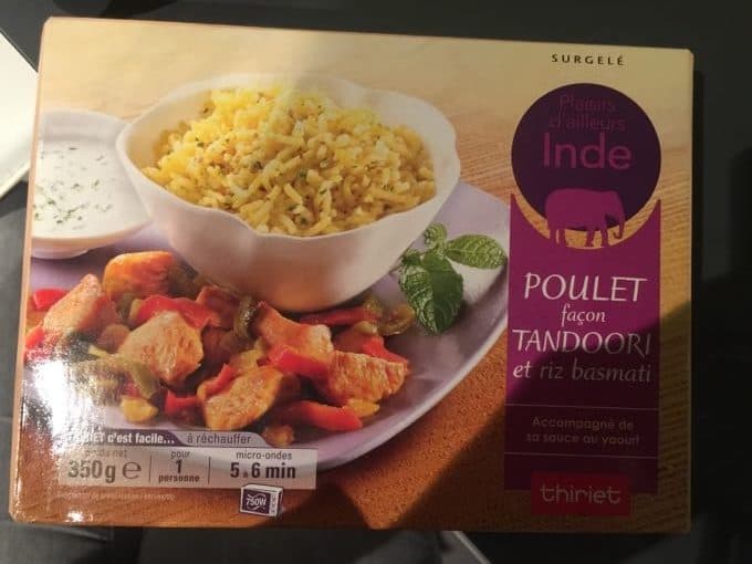Thiriet Poulet facon Tandori Et Riz Basmati packshot