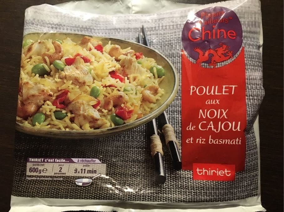 Thiriet Poulet Aux Noix De Cajou Et Riz Basmati packshot