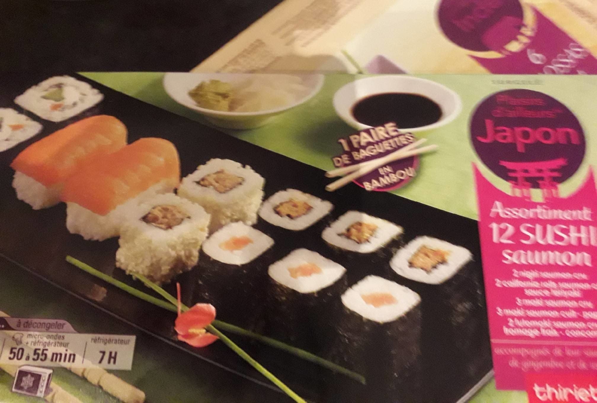 Thiriet Assortiment 12 sushi packshot