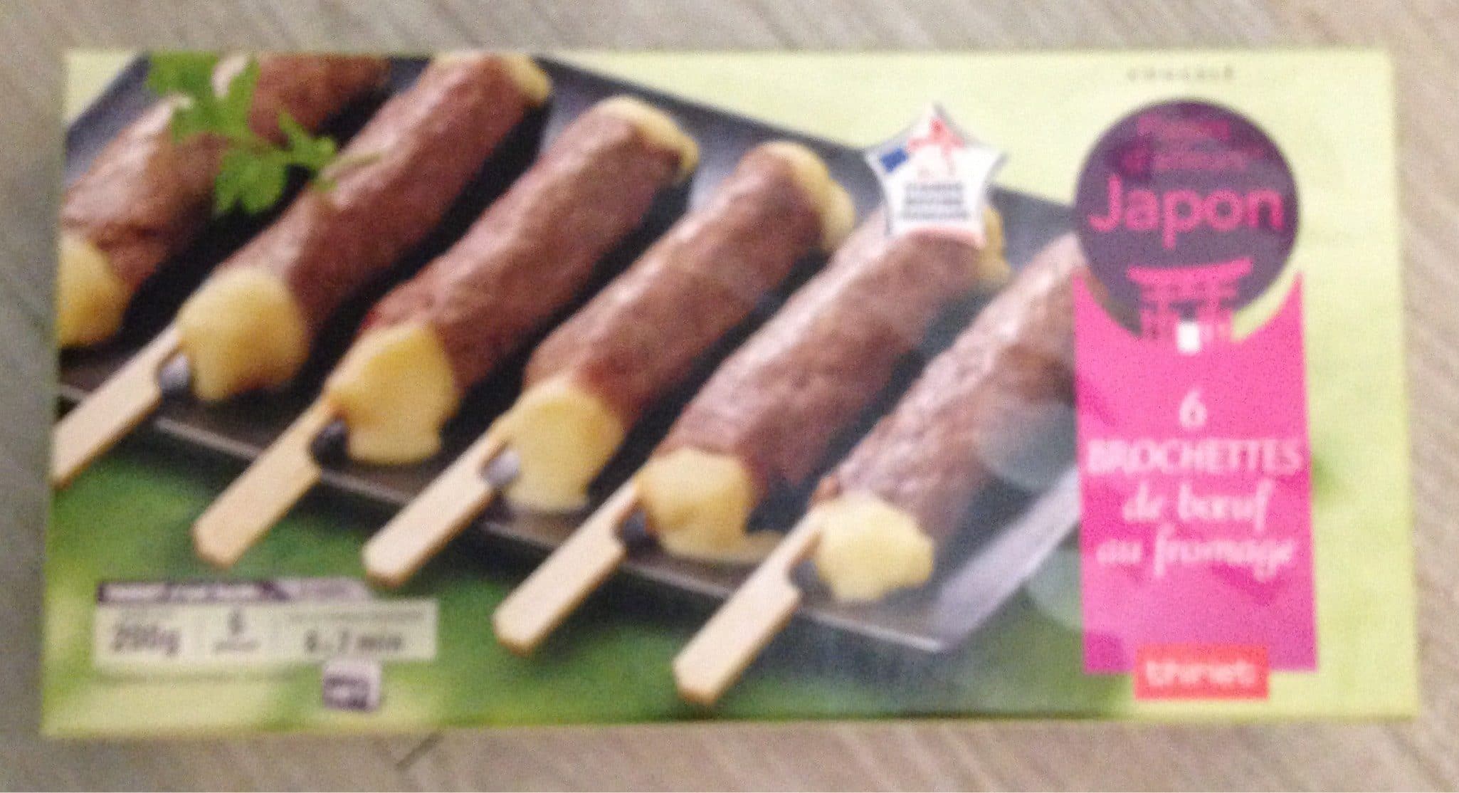 Thiriet 6 Brochettes de boeuf au fromage packshot