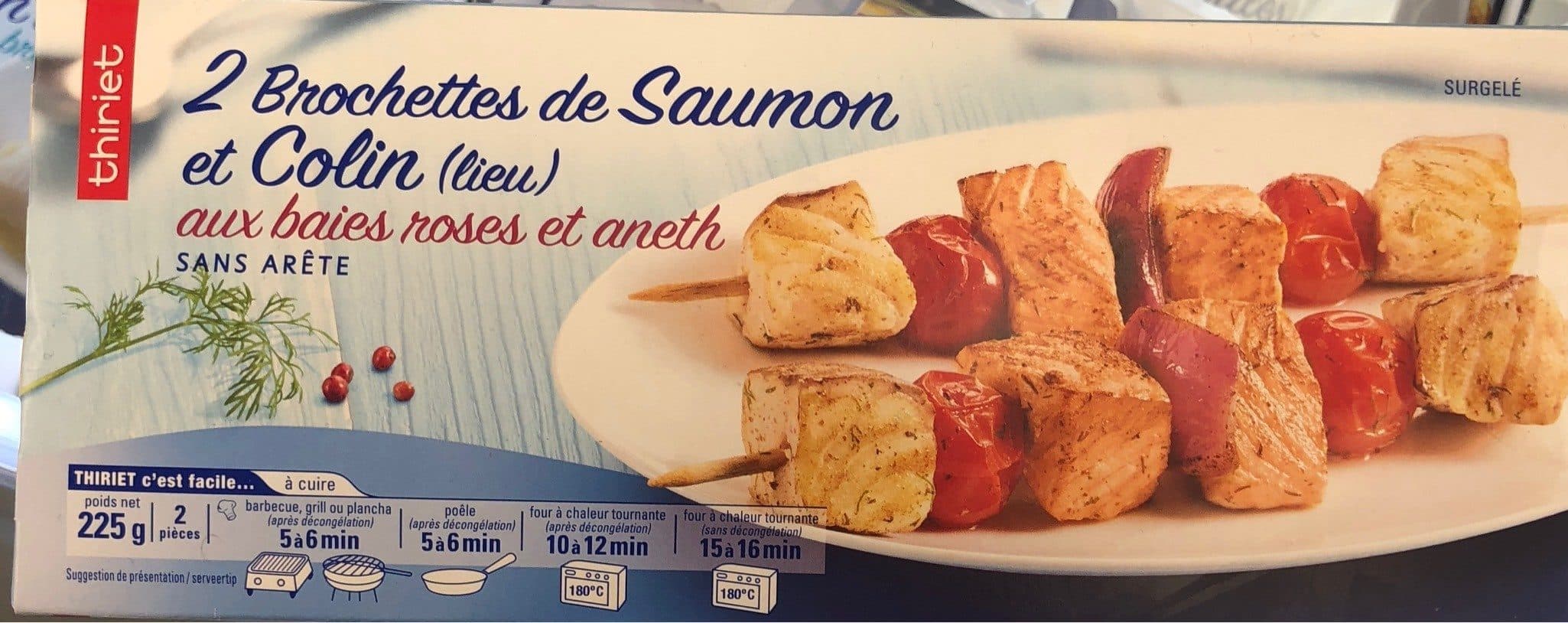 Thiriet 2 brochettes de saumon et colin packshot