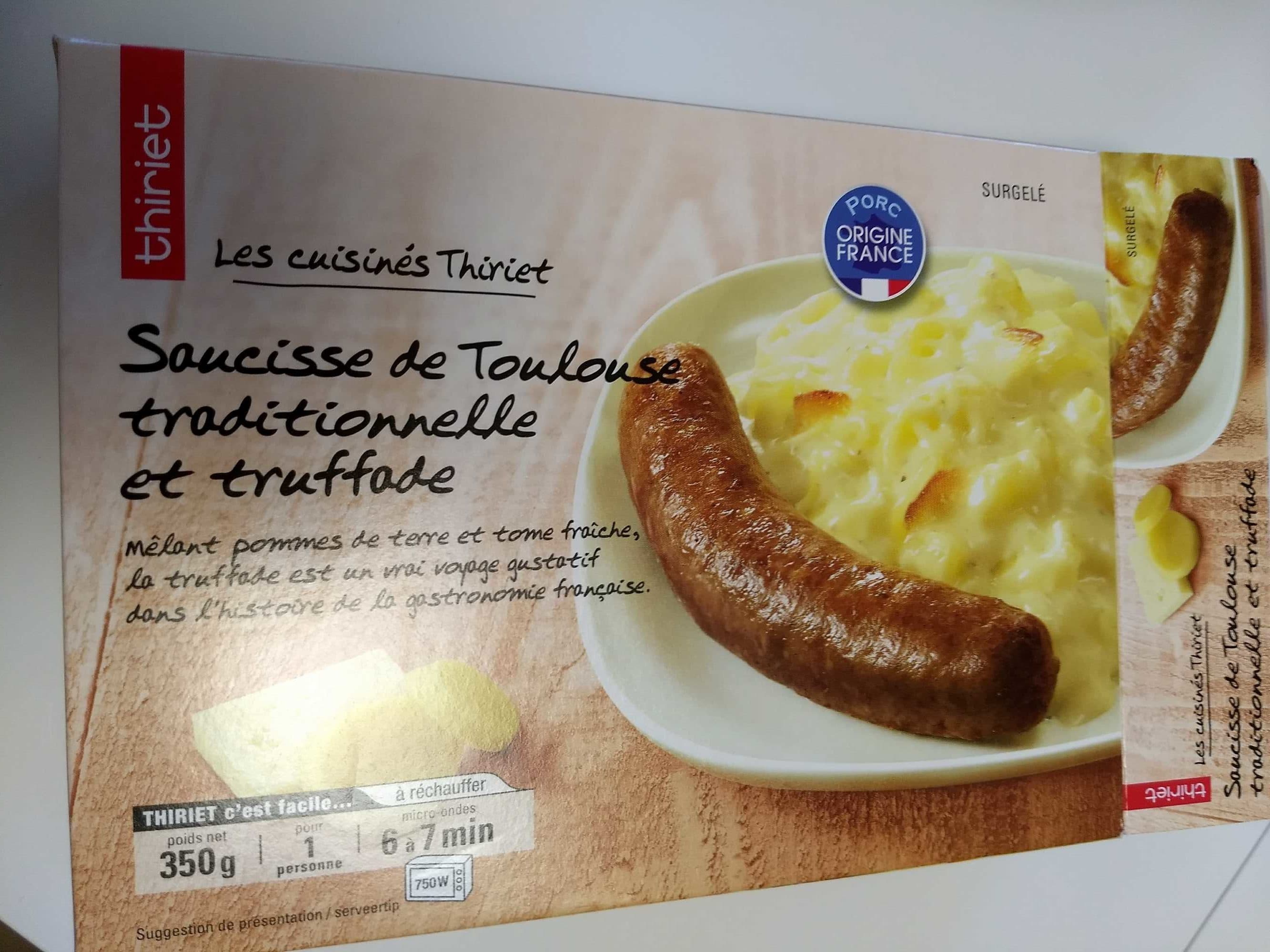 Thiriet Saucisse de Toulouse Traditionnelle et Truffade packshot