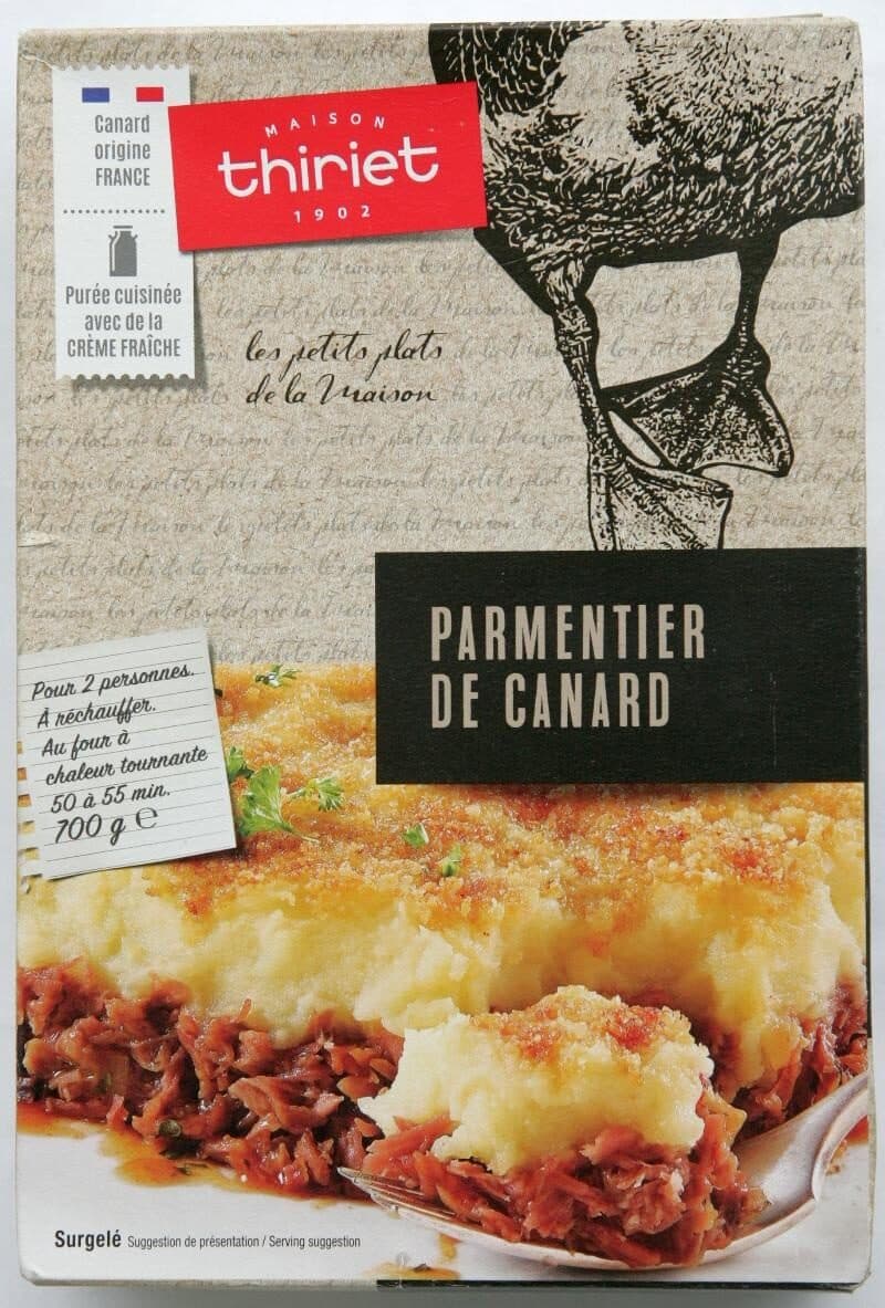 Thiriet Parmentier de canard packshot