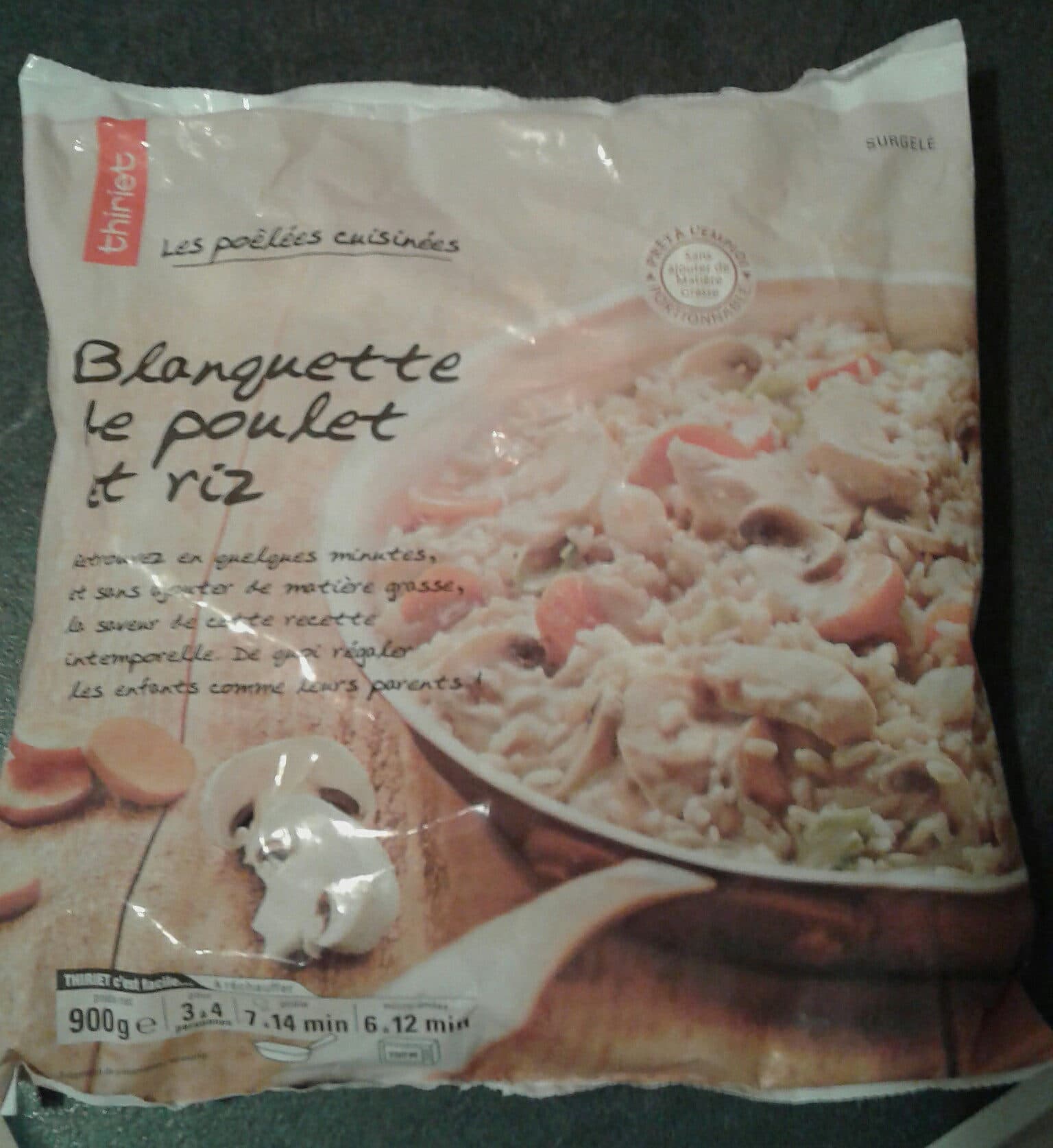 Thiriet Blanquette de poulet et riz packshot