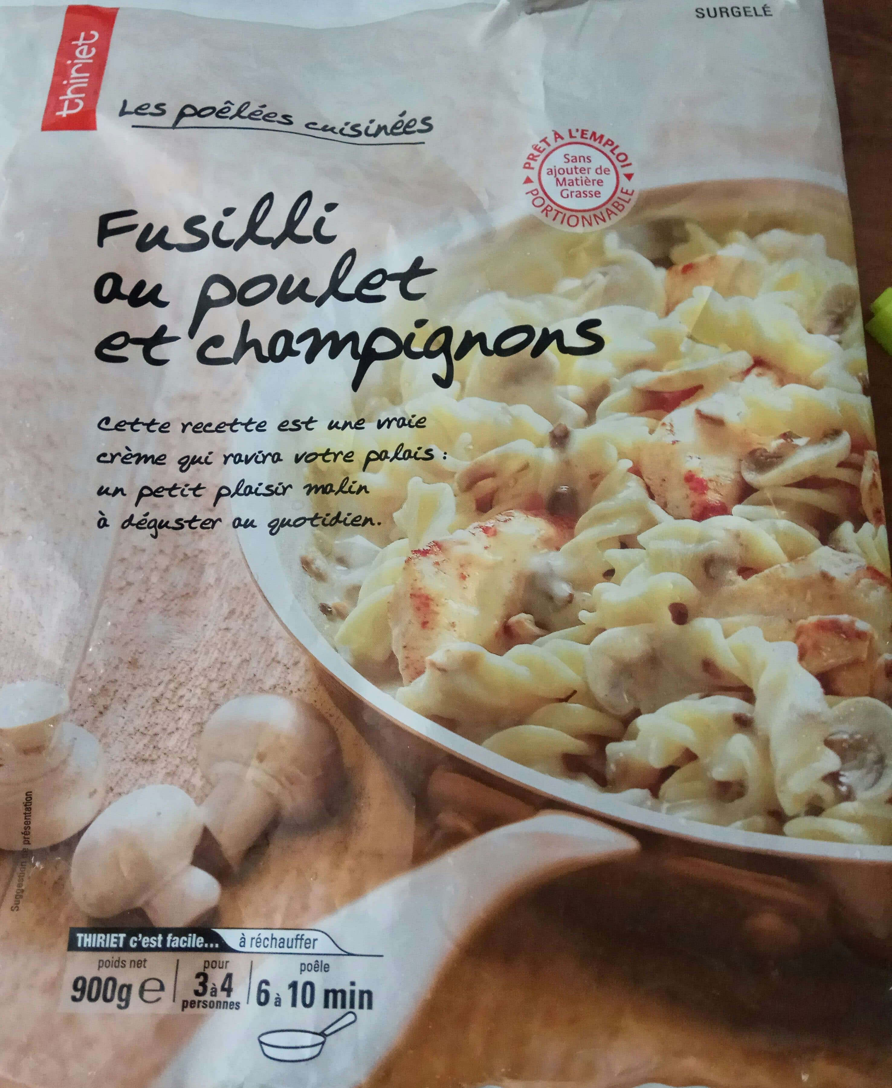 Thiriet Fusilli au poulet et champignons packshot