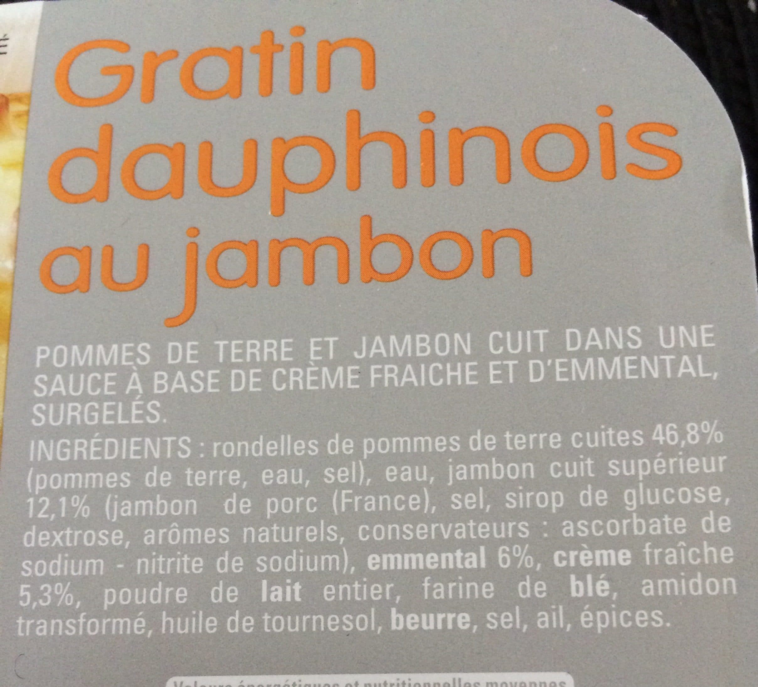 Thiriet Gratin Dauphinois au jambon packshot