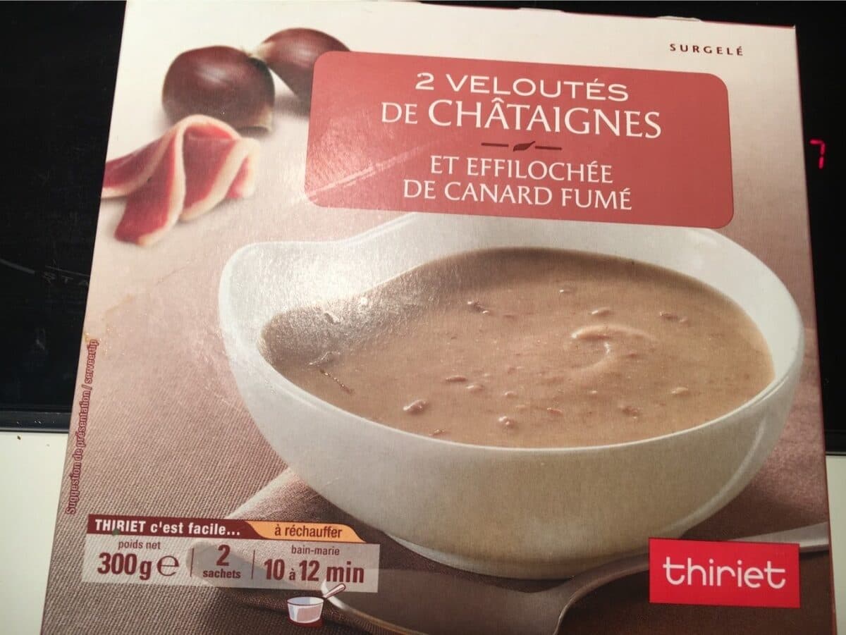 Thiriet Veloutés de Chataignes et Effilochée de Canard Fumé packshot