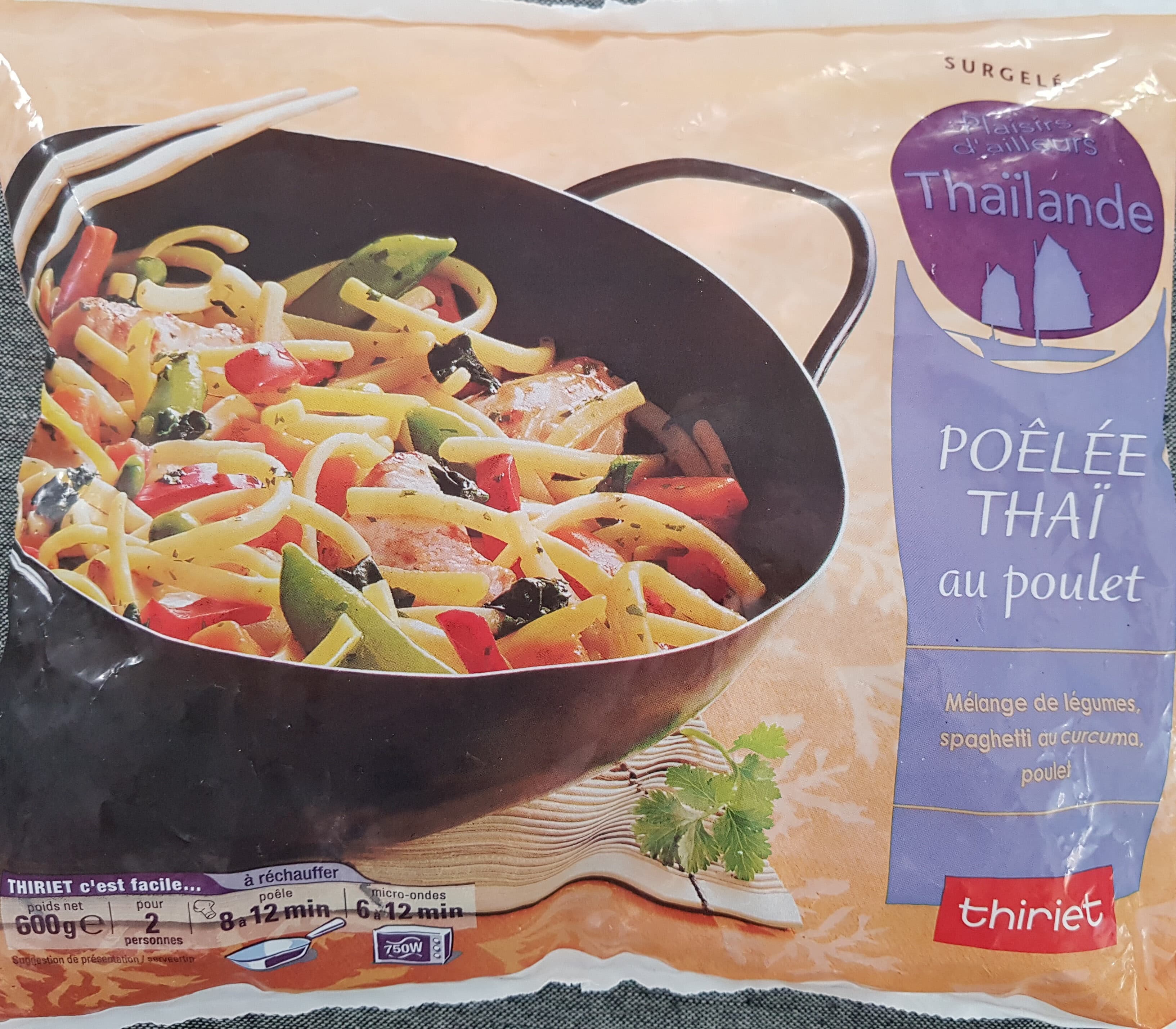 Thiriet Poêlée thaï au poulet packshot