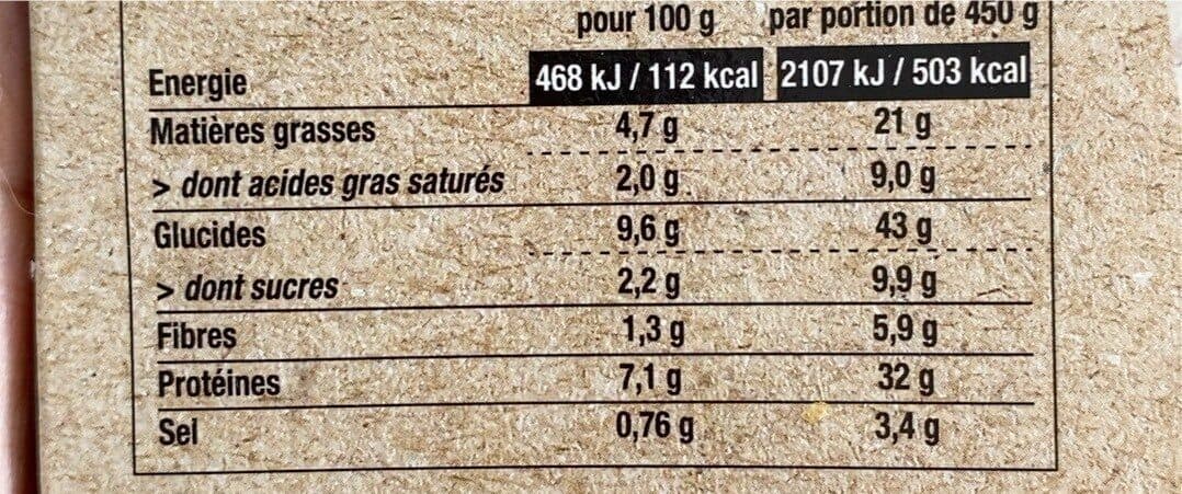Thiriet Lasagnes à la bolognaise packshot