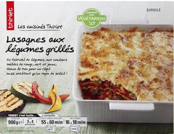 Thiriet Lasagnes aux légumes grillés packshot