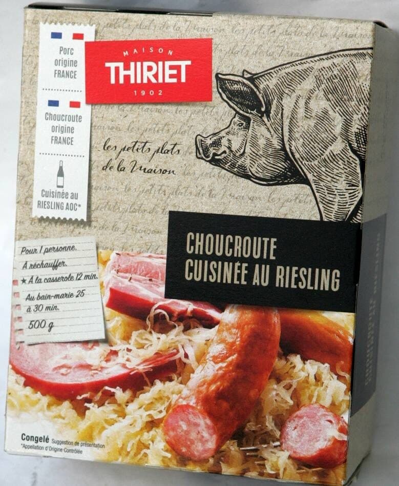 Thiriet Choucroute cuisinée au Riesling packshot