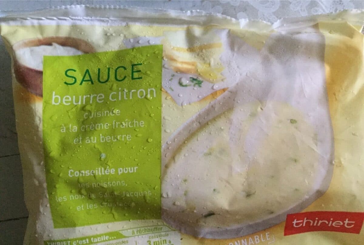Thiriet Sauce beurre citron packshot