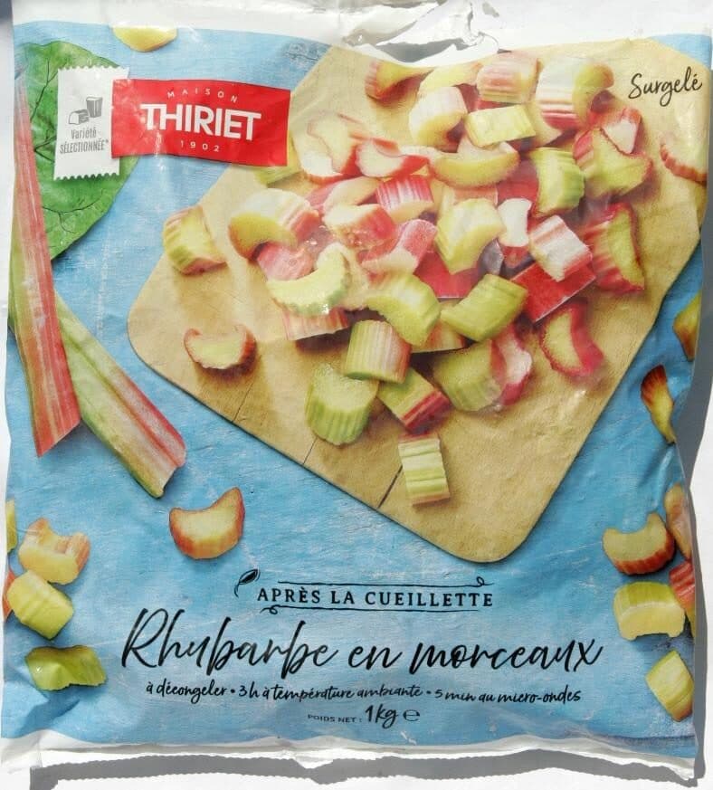 Thiriet Rhubarbe en morceaux packshot