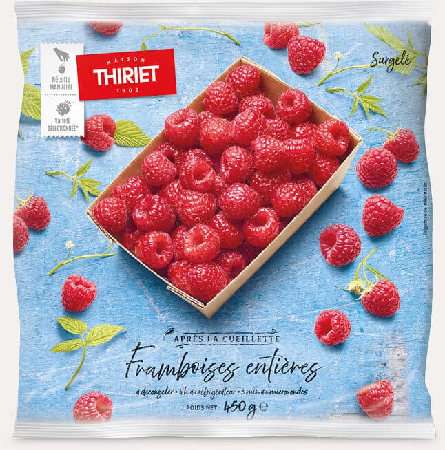 Thiriet Framboises entières packshot