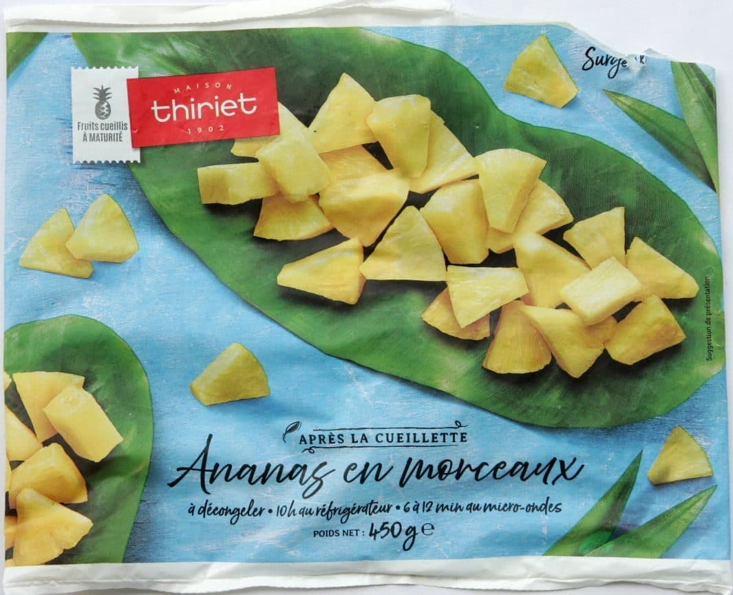 Thiriet Ananas en morceaux packshot