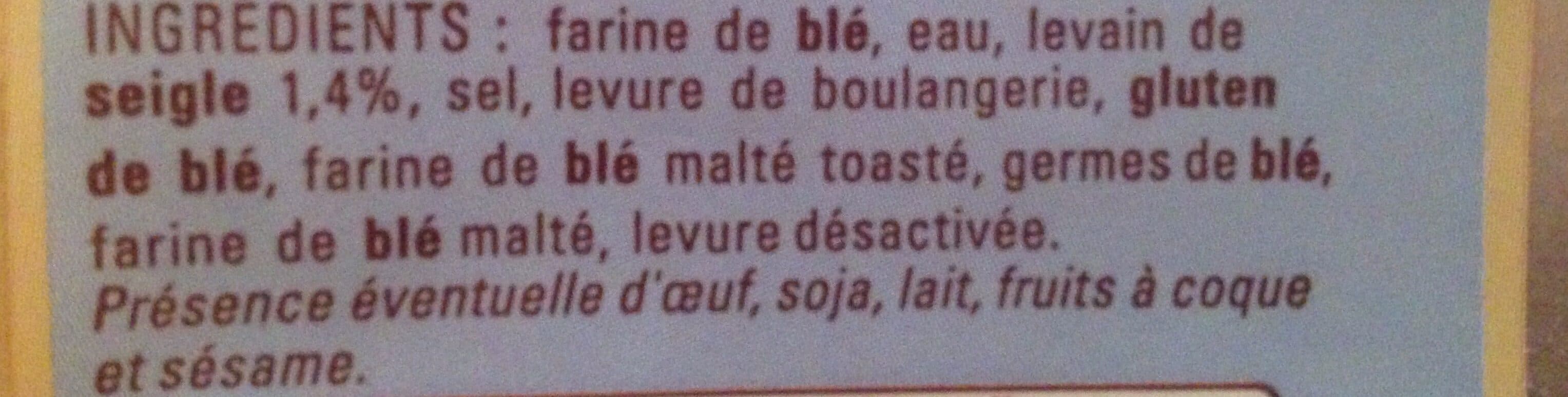 Thiriet 2 demi-baguettes de campagne précuites packshot