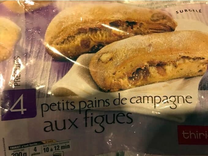 Thiriet 4 petits pains de campagne aux figues packshot
