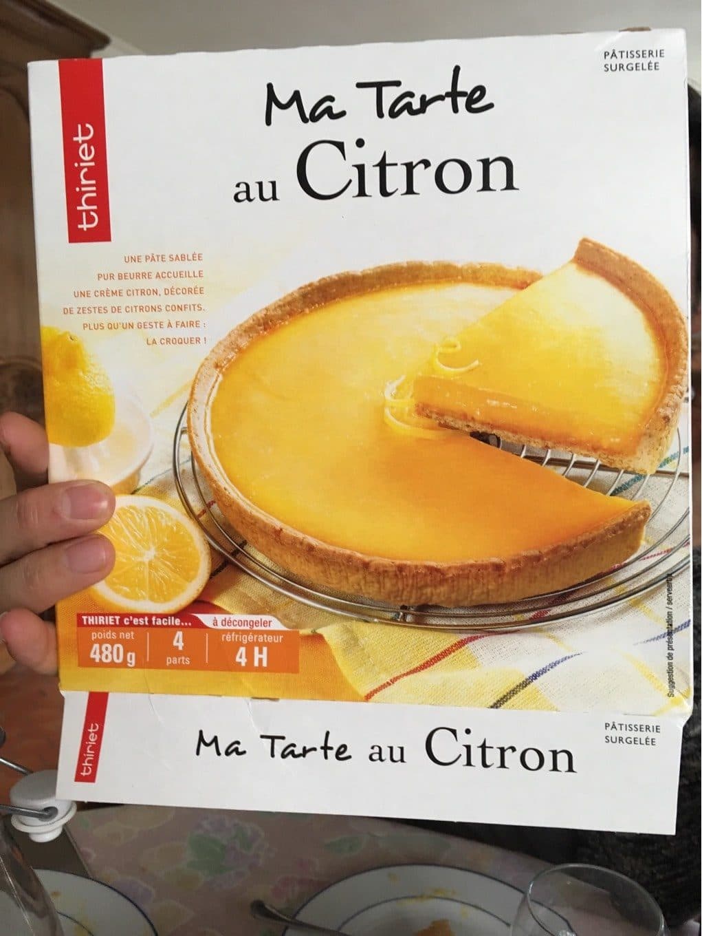 Thiriet Tarte citron packshot