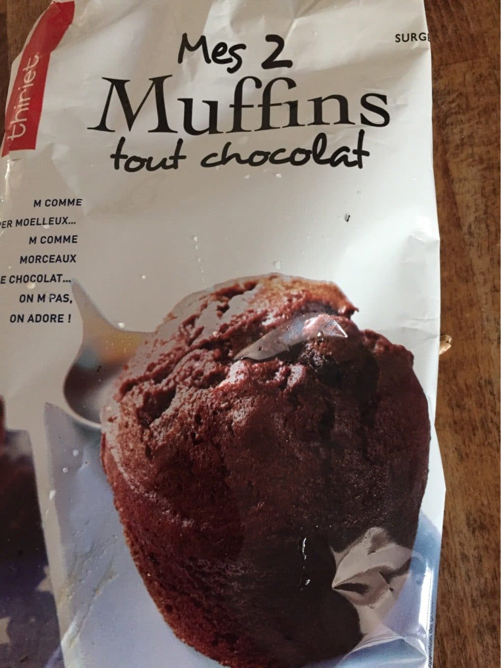 Thiriet Mes 2 muffins tour chocolat packshot