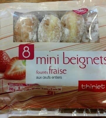 Thiriet Mini beignets fourrés fraise packshot