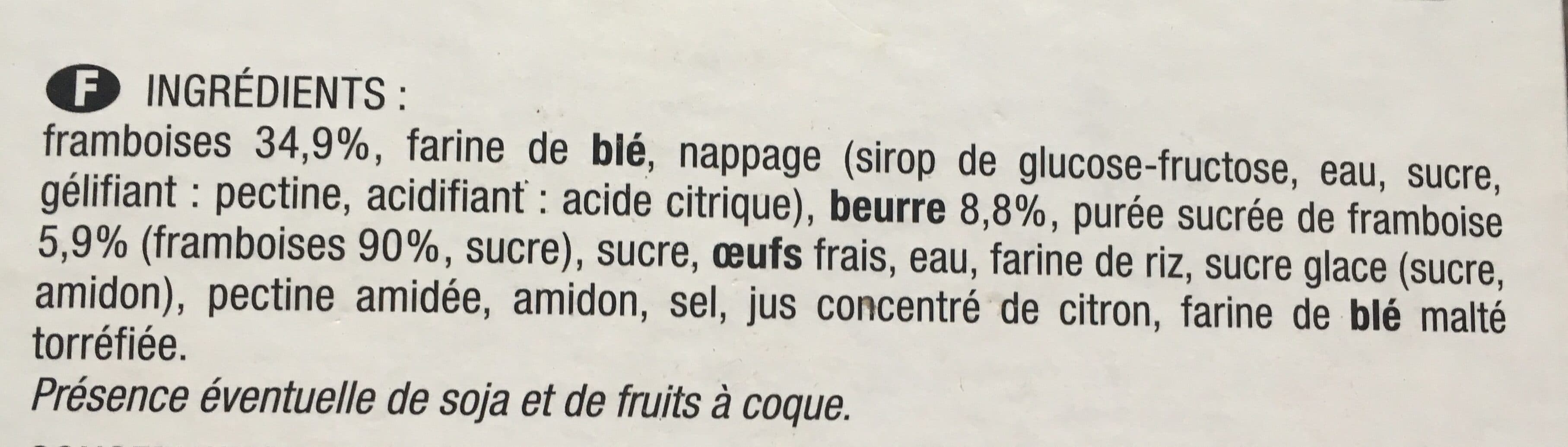 Thiriet 2 tartelettes aux framboises packshot