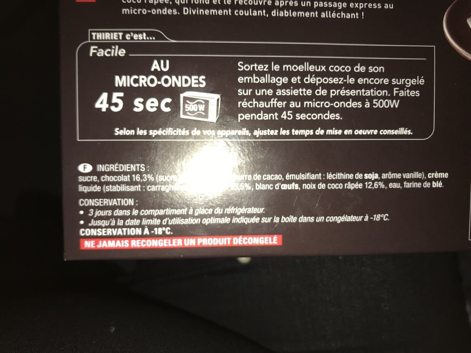 Thiriet 2 Moelleux Coco et Chocolat Fondant packshot