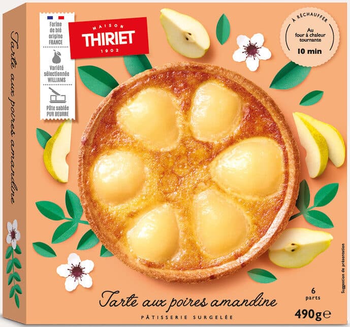 Thiriet Tarte aux poires amandine packshot