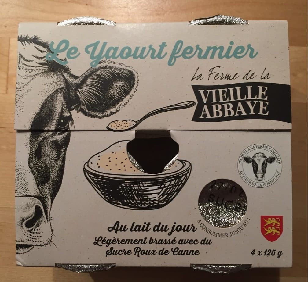 La Ferme De La Vieille Abbaye Le yaourt fermier packshot