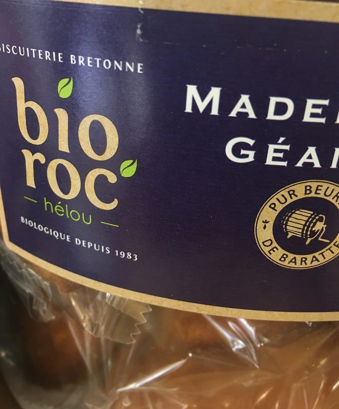 Bio Roc Madeleines géantes packshot