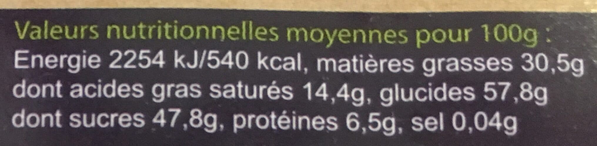 BIO ROC'HÉLOU Florentins amandes & chocolat noir packshot
