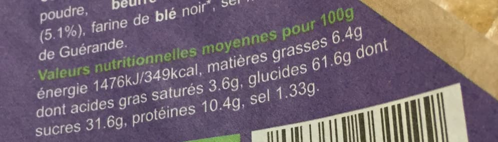 BIO ROC'HÉLOU 6 Crêpes Bretonnes packshot