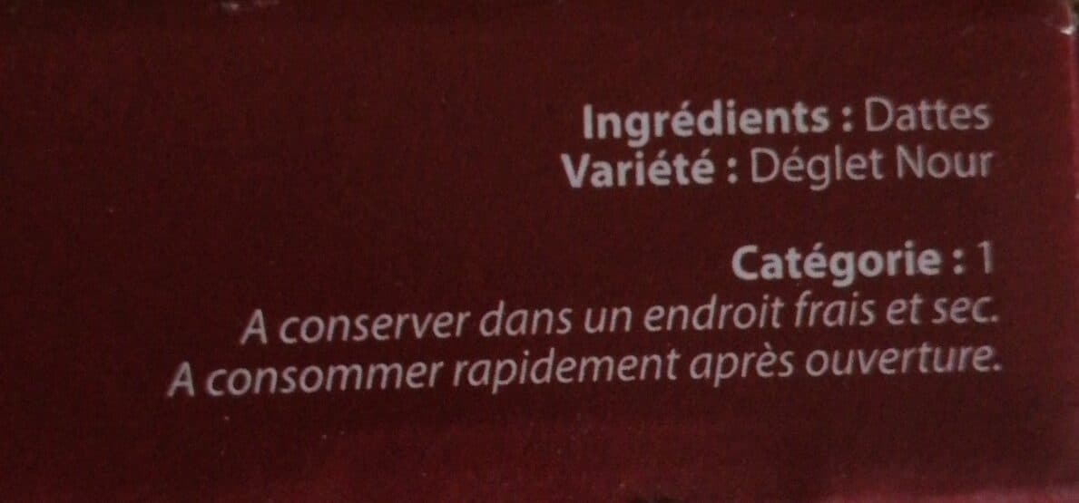 Open Food Facts Dates Dini Maak Deglet Nour packshot