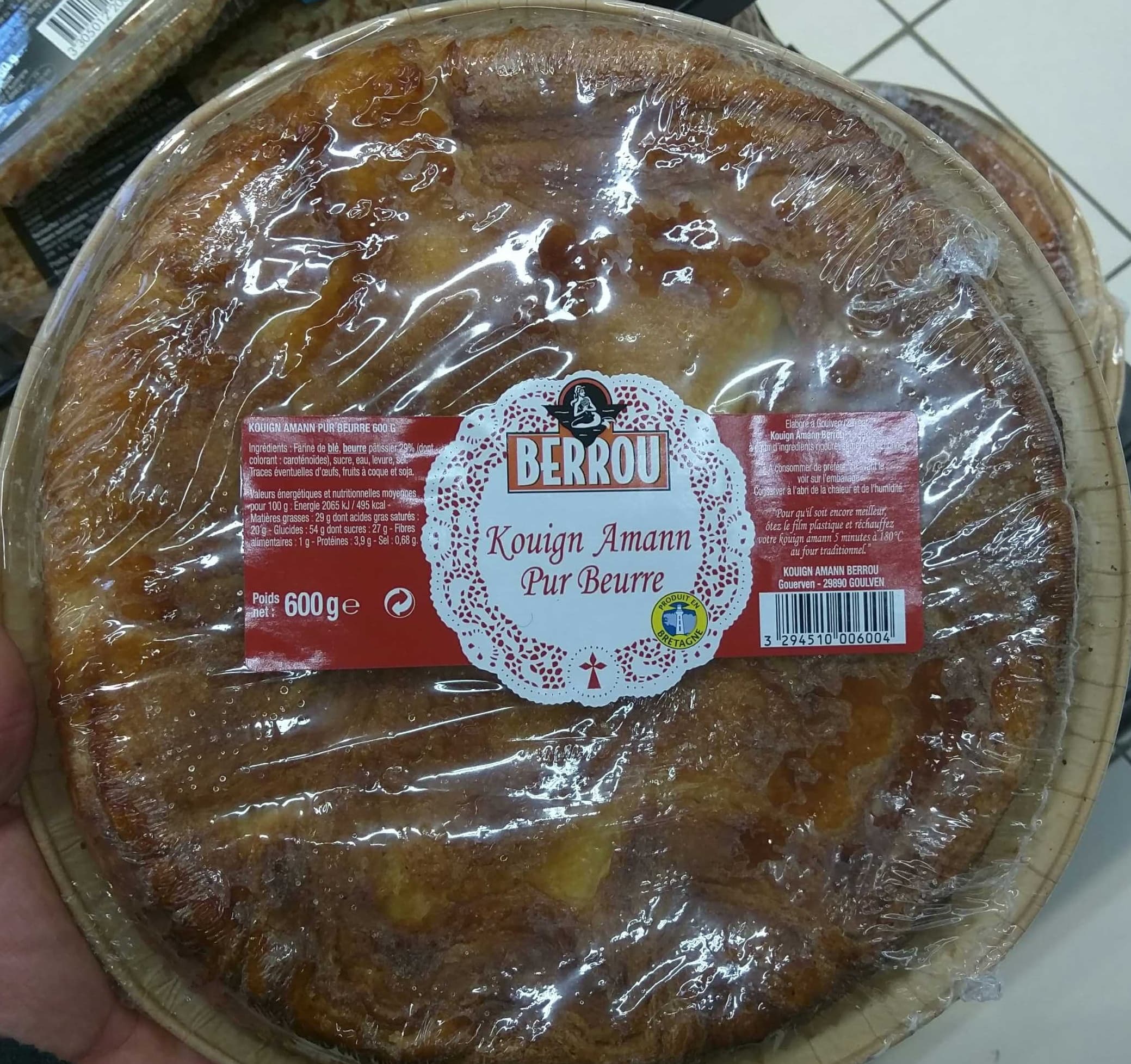 Berrou Kouign Amann Pur Beurre packshot