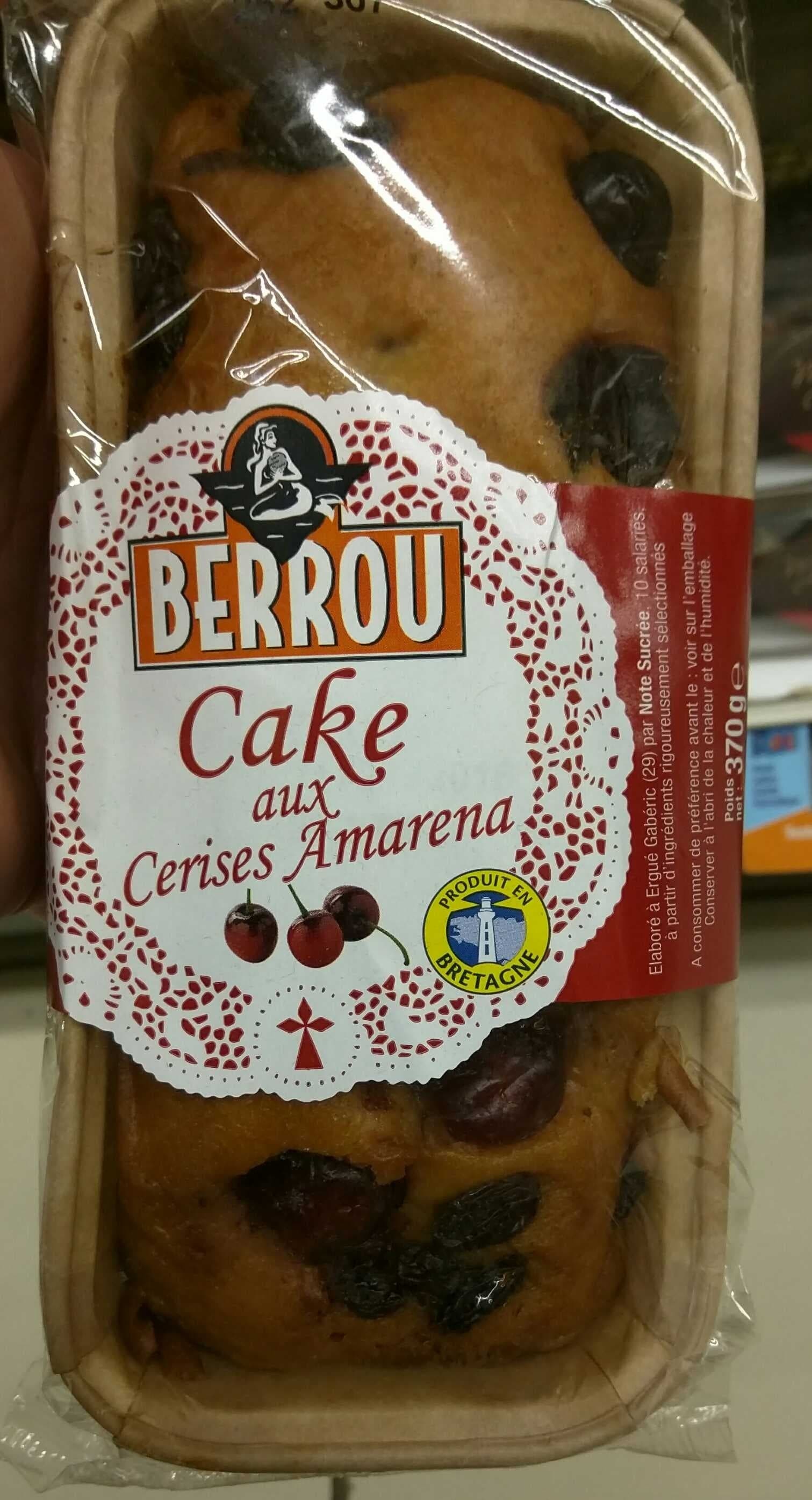 Berrou Cake aux Cerises Amarena packshot