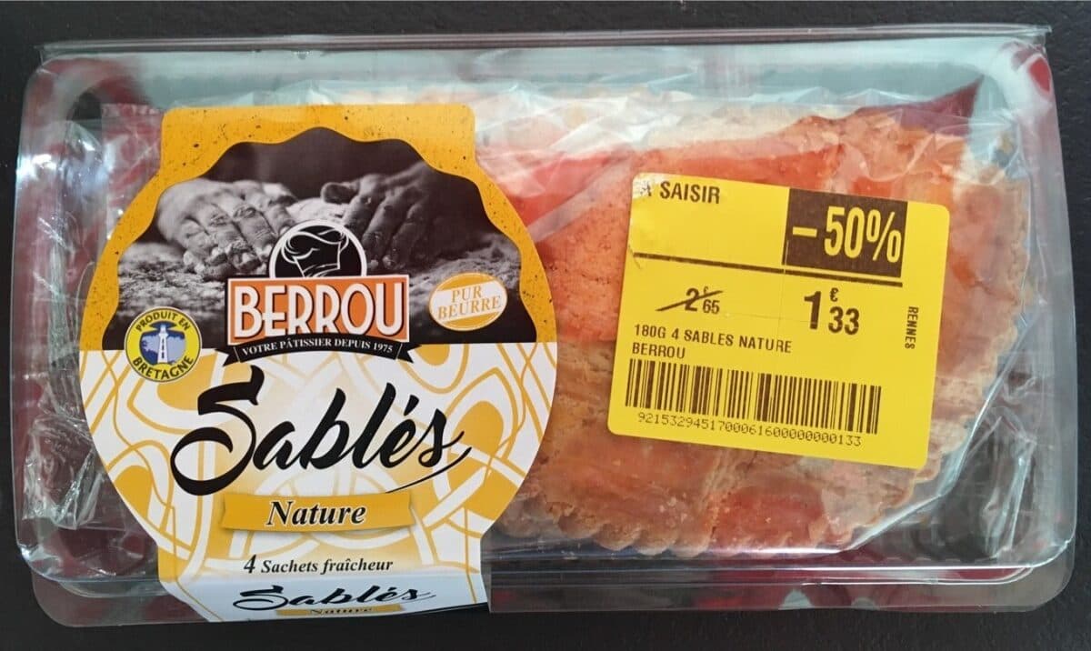 Berrou Sablés Nature packshot