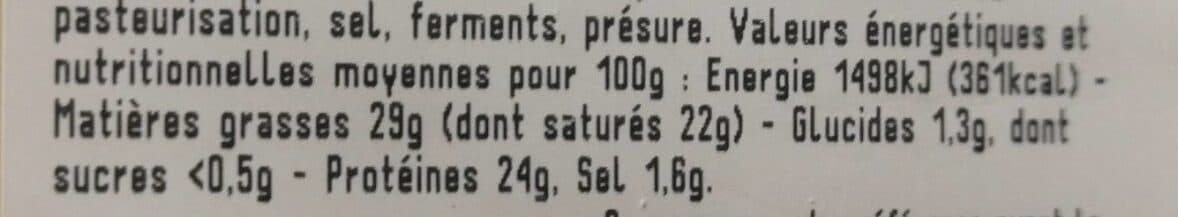 Pochat et fils Tomme de savoie 29% MG packshot