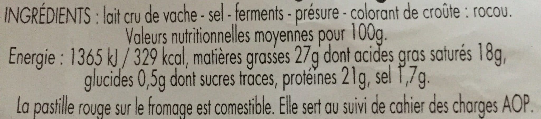 Pochat & fils Reblochon de Savoie packshot