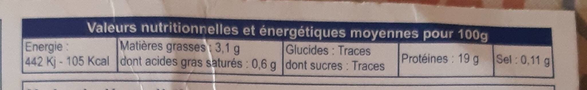 Open Food Facts Filets de Truites Surgelés packshot