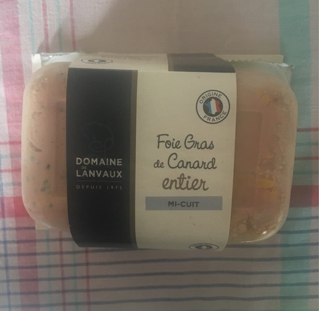 Open Food Facts Foie gras de Canard entier mi-cuit packshot