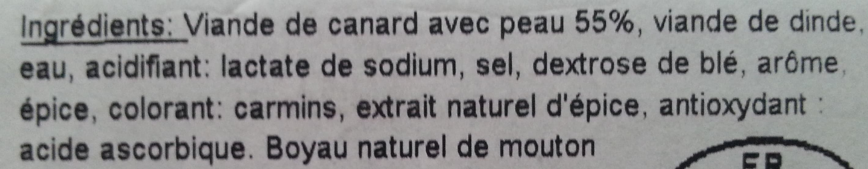 Canard Passion Saucisses de Canard packshot