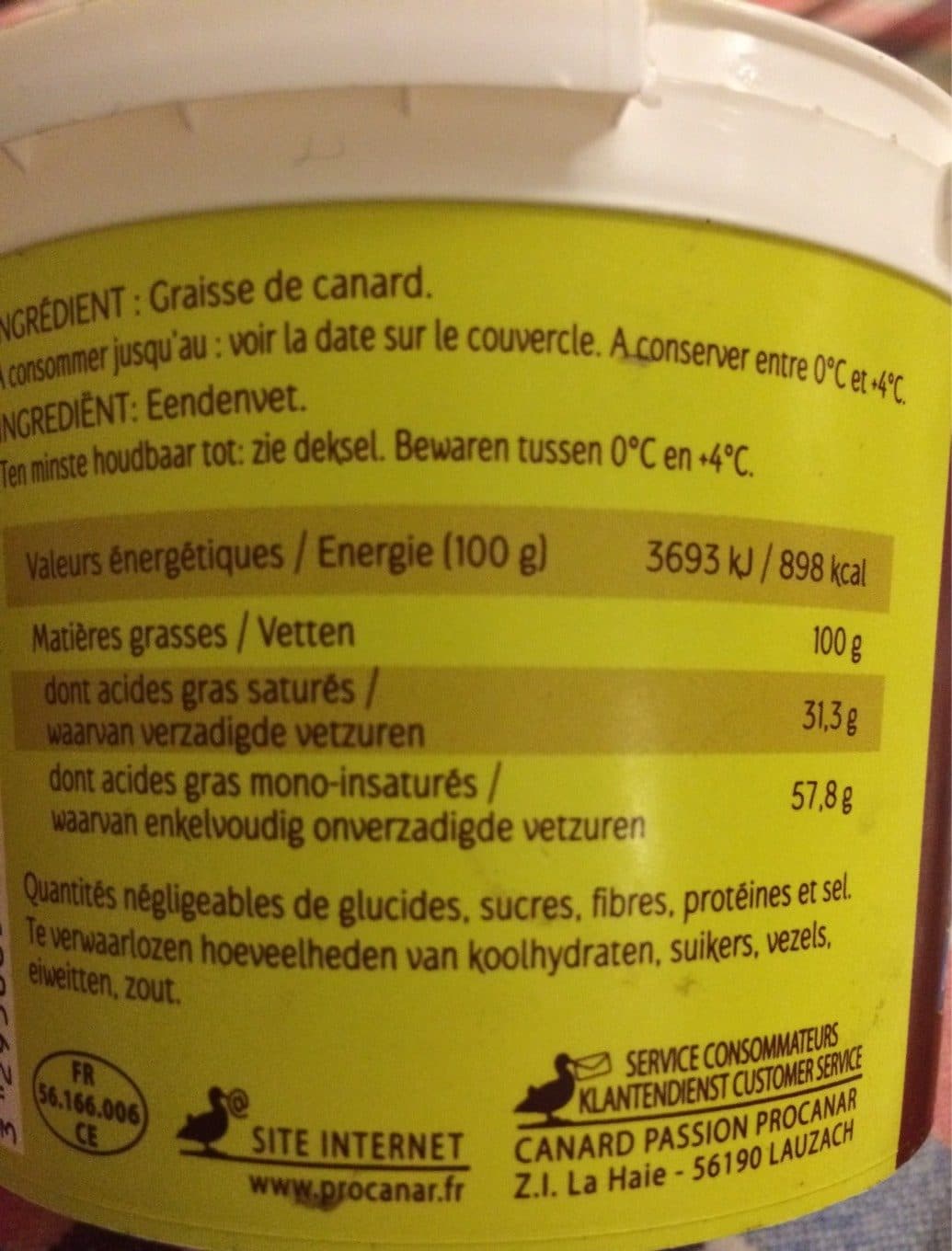 Canard Passion Graisse de canard packshot