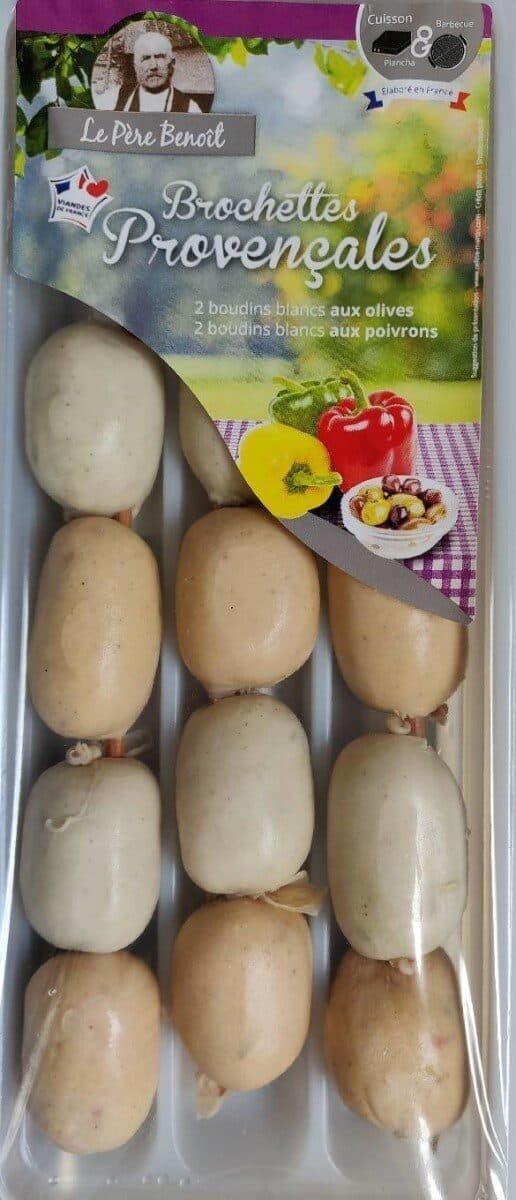 Open Food Facts Le Père Benoît Brochettes provençales la barquette de 3 315 g packshot